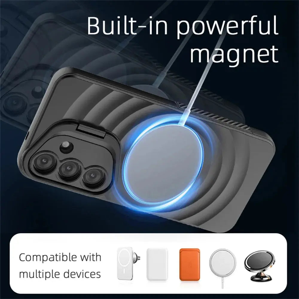 RippleGuard Magnetic Stand Military Grade Case for Galaxy S25, S25 Plus & S25 Ultra — product view 10