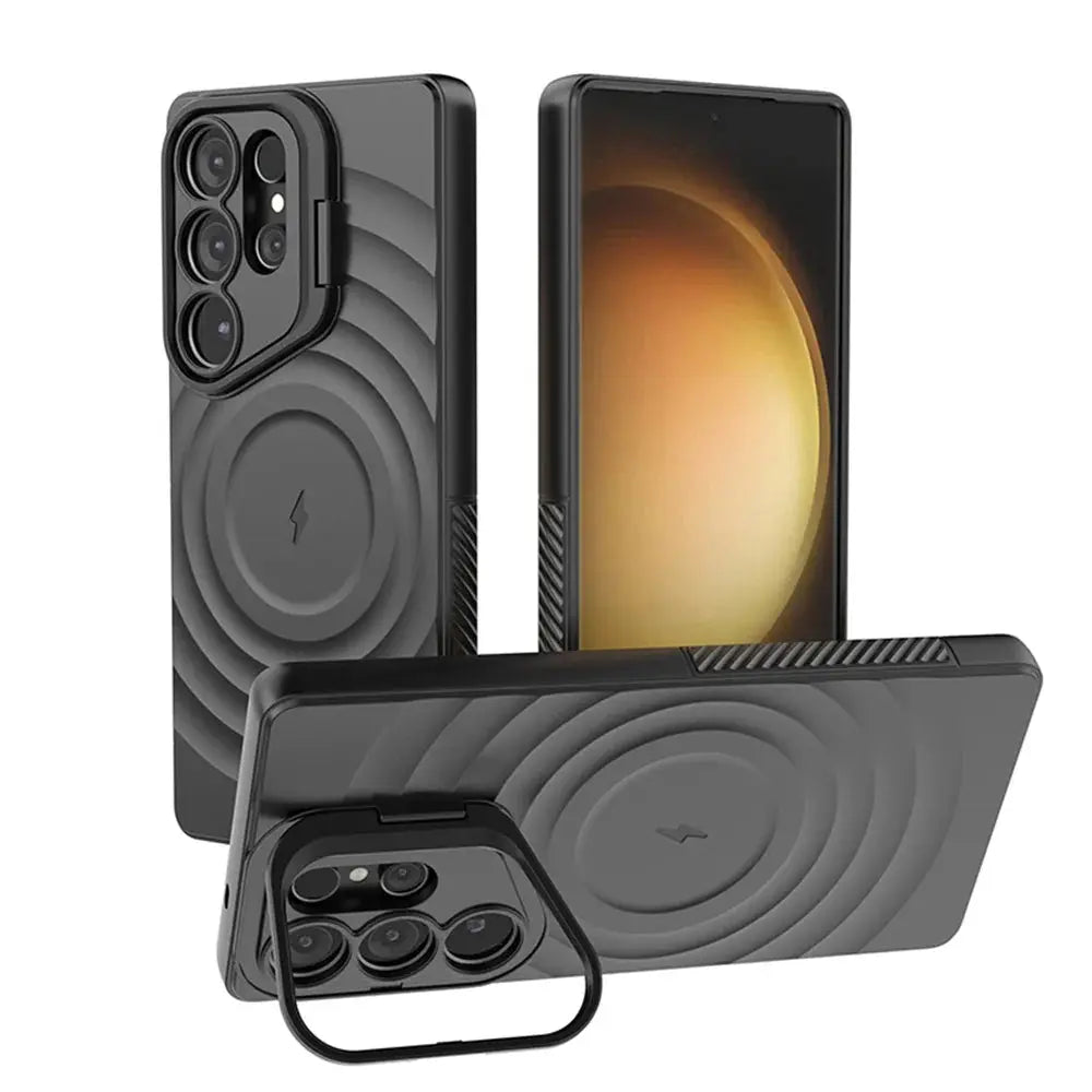 RippleGuard Magnetic Stand Military Grade Case for Galaxy S25, S25 Plus & S25 Ultra