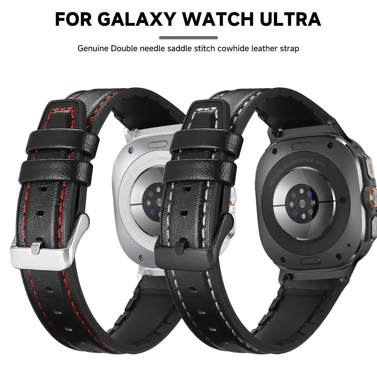HeritageCraft Soft Leather Band for Galaxy Watch Ultra & Ultra 2 (2026) — product view 4