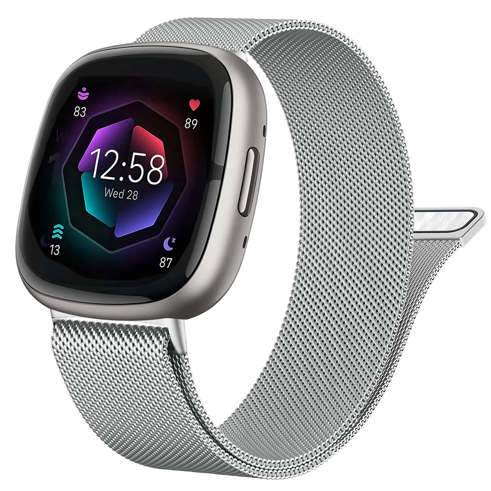 MagnetMesh Steel Mesh Band for Fitbit Versa Series - Avontic