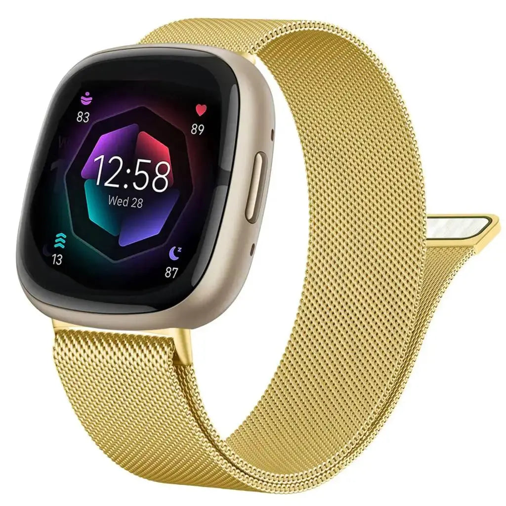 MagnetMesh Steel Mesh Band for Fitbit Versa Series - Avontic