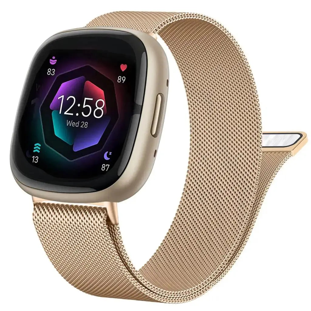 MagnetMesh Steel Mesh Band for Fitbit Versa Series - Avontic