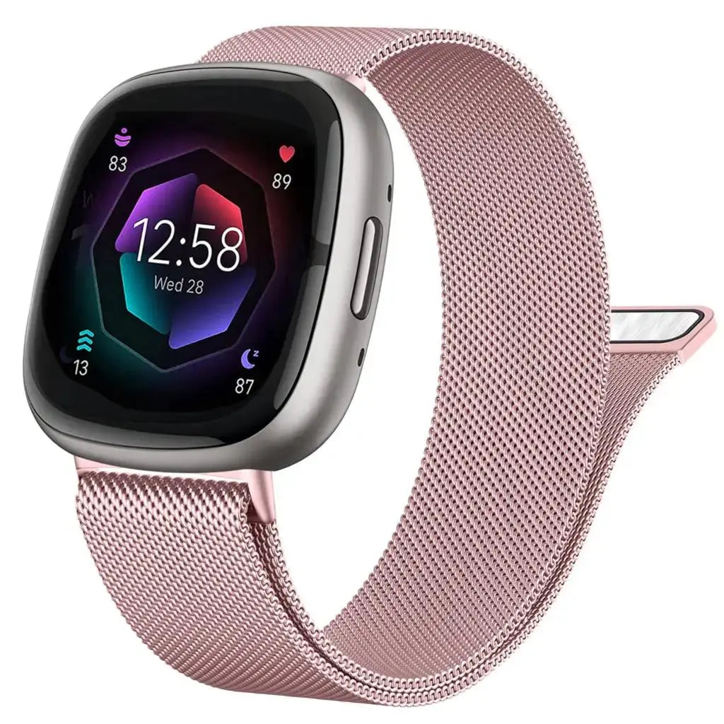 MagnetMesh Steel Mesh Band for Fitbit Versa Series - Avontic