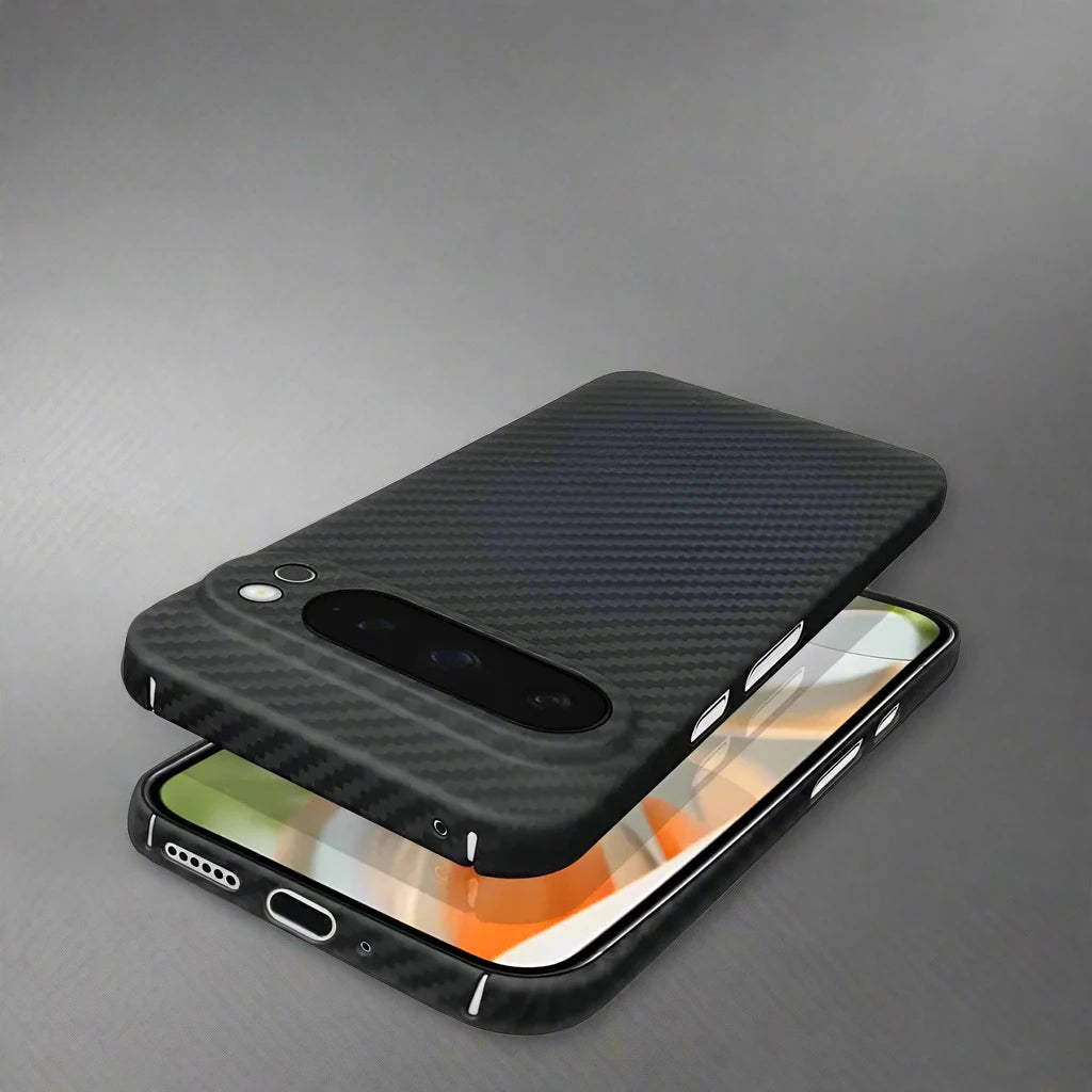 Luxury 1500D Aramid Carbon Fiber Phone Cover For Google Pixel 9 Pro XL Case Ultra Thine Deluxe Kevlar Cover Avontic