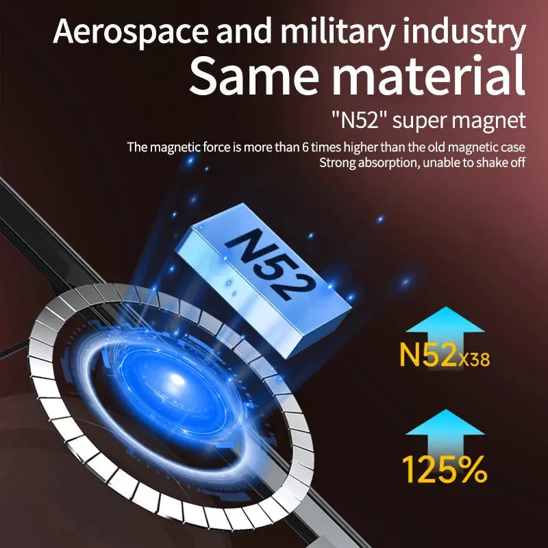 Luxury Clear HD Phone Case For iPhone 14 13 12 11 15 Pro Max Funda Magnetic Magsafe Wireless Charging Shockproof Cellphone Cover Pinnacle Luxuries