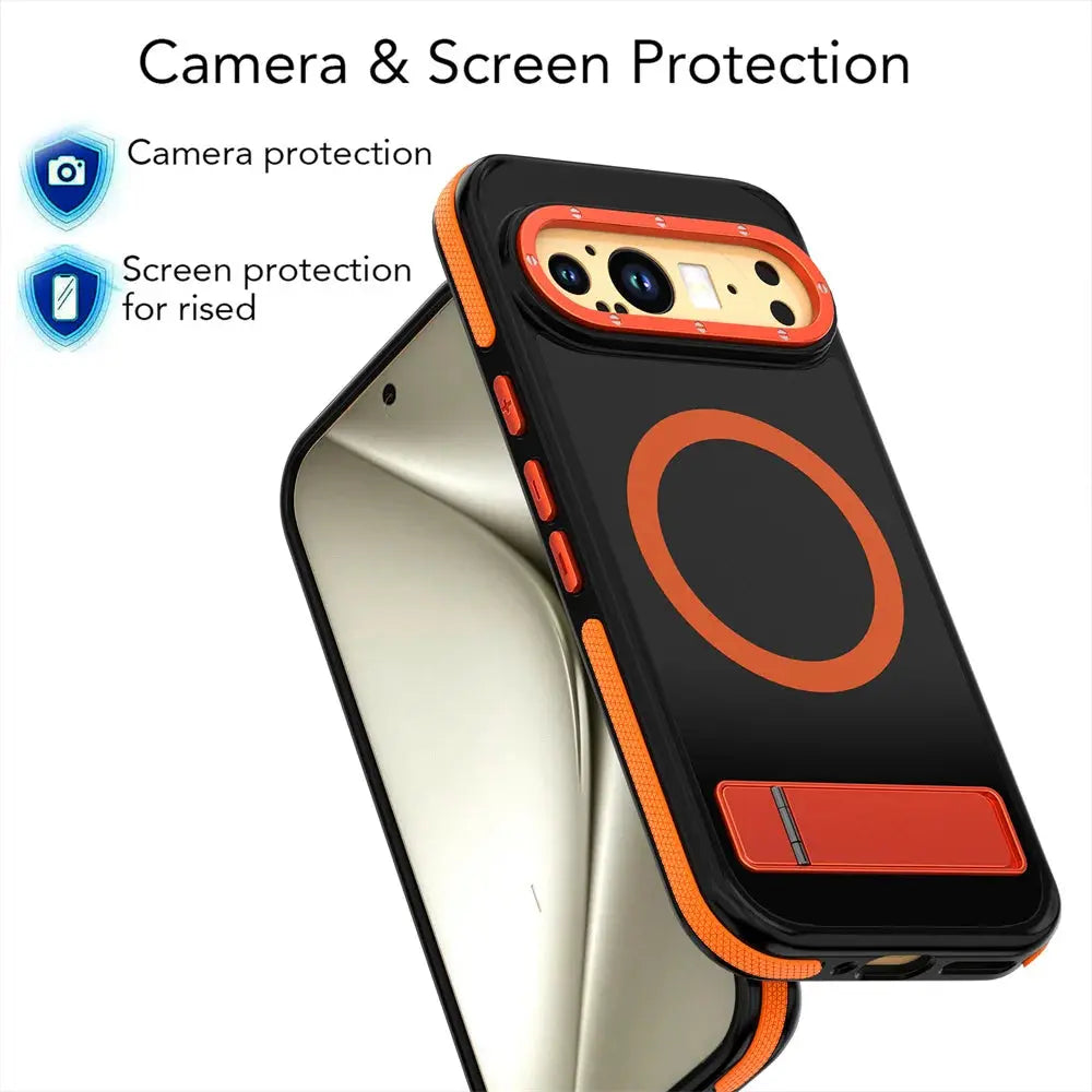 TitanGuard Armor Case for Google Pixel 9 Pro XL - Magnetic Stand with 360° Protection — product view 8