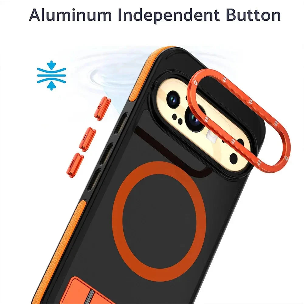 TitanGuard Armor Case for Google Pixel 9 Pro XL - Magnetic Stand with 360° Protection — product view 9