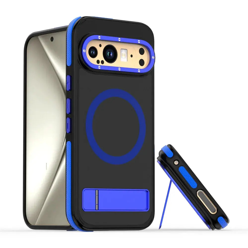 TitanGuard Armor Case for Google Pixel 9 Pro XL - Magnetic Stand with 360° Protection — product view 3