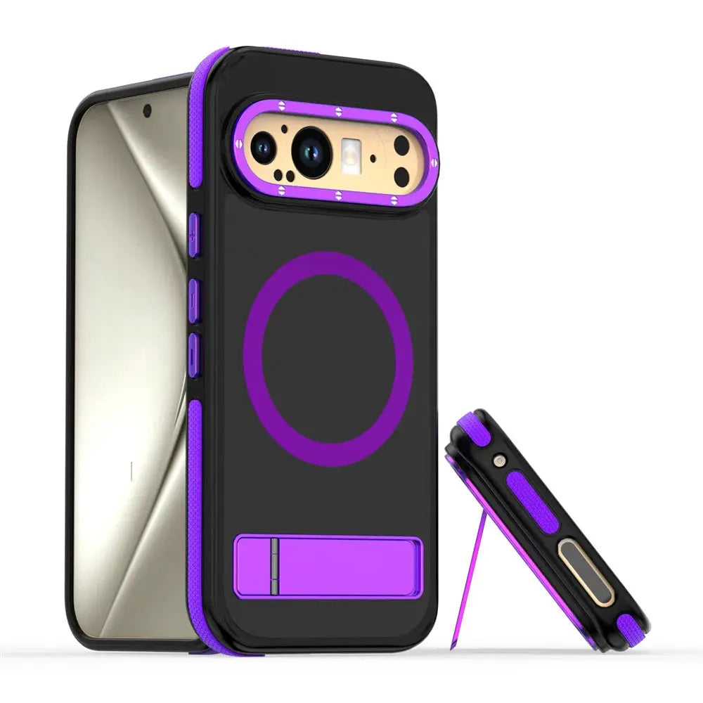 TitanGuard Armor Case for Google Pixel 9 Pro XL - Magnetic Stand with 360° Protection — product view 5