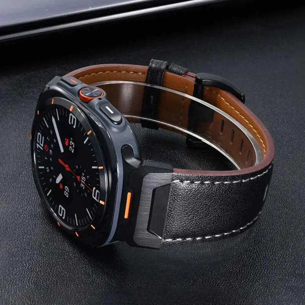 Elite Leather Executive Band for Samsung Galaxy Watch Ultra & Ultra 2 (2026) — product view 4
