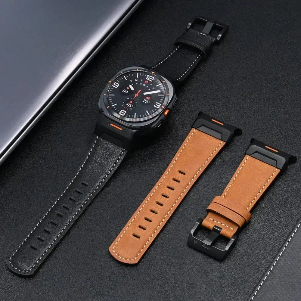 Elite Leather Executive Band for Samsung Galaxy Watch Ultra & Ultra 2 (2026) — product view 5
