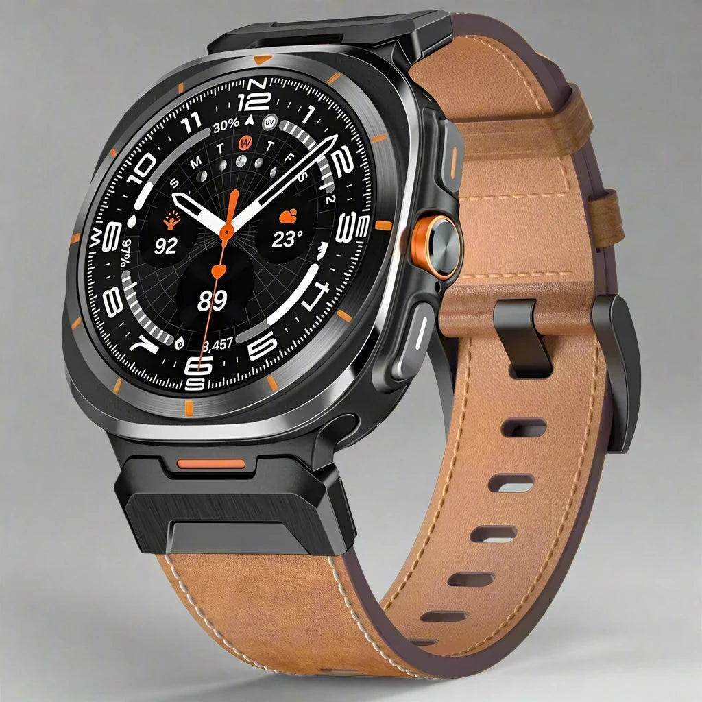 Elite Leather Executive Band for Samsung Galaxy Watch Ultra & Ultra 2 (2026)