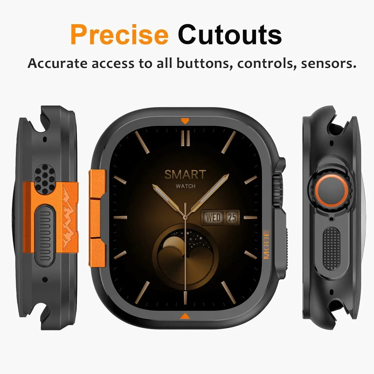 Apex Armor Titanium Band & Case for Apple Watch Ultra 3/Ultra 2/Ultra 49mm, Series 11/10 46mm – Full-Metal Protection — product view 8