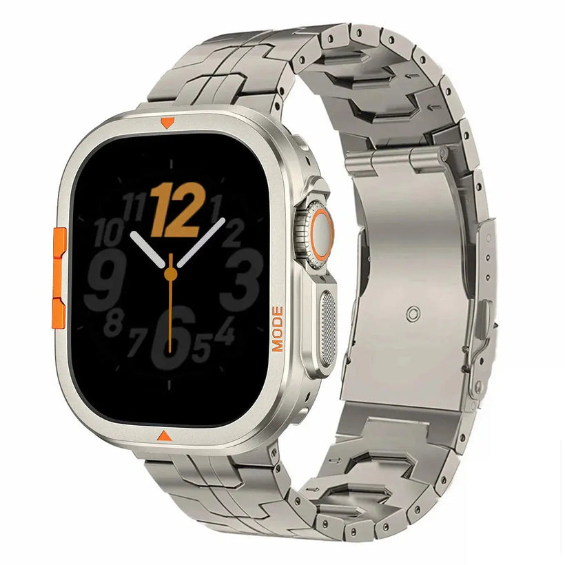 Apex Armor Titanium Band & Case for Apple Watch Ultra 3/Ultra 2/Ultra 49mm, Series 11/10 46mm – Full-Metal Protection