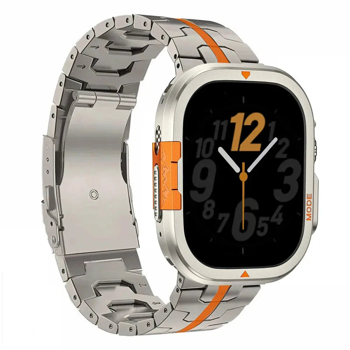 Luxury Metal Case+Strap for Apple Watch Band Ultra 2 1 49mm 46mm Titanium Bracelet Hard Frame Protect Cover for Iwatch Series 10 Pinnacle Luxuries