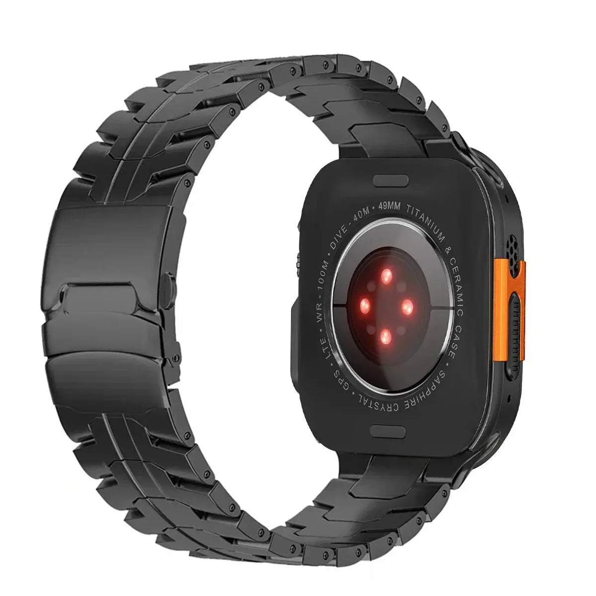 Luxury Metal Case+Strap for Apple Watch Band Ultra 2 1 49mm 46mm Titanium Bracelet Hard Frame Protect Cover for Iwatch Series 10 Pinnacle Luxuries