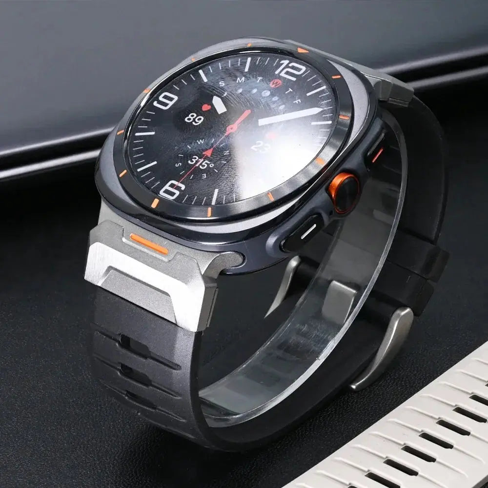 Luxury Sports Rubber Band for Samsung Galaxy Watch Ultra 47mm Correa Bracelet for SAMSUNG ULTRA 47MM Metal Quick Fit Men Strap Avontic