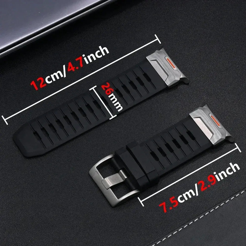 Luxury Sports Rubber Band for Samsung Galaxy Watch Ultra 47mm Correa Bracelet for SAMSUNG ULTRA 47MM Metal Quick Fit Men Strap Avontic
