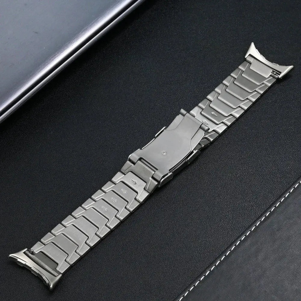 Titanium Prestige Link Band for Google Pixel Watch 3 & 4 (45mm) — product view 4