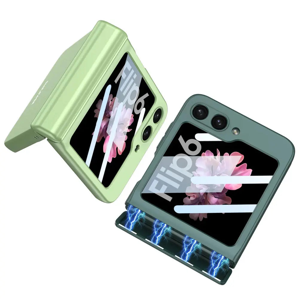 Magnetic Hinge Protector Case & Built-in Screen Protector for Samsung Galaxy Z Flip 6 — product view 12