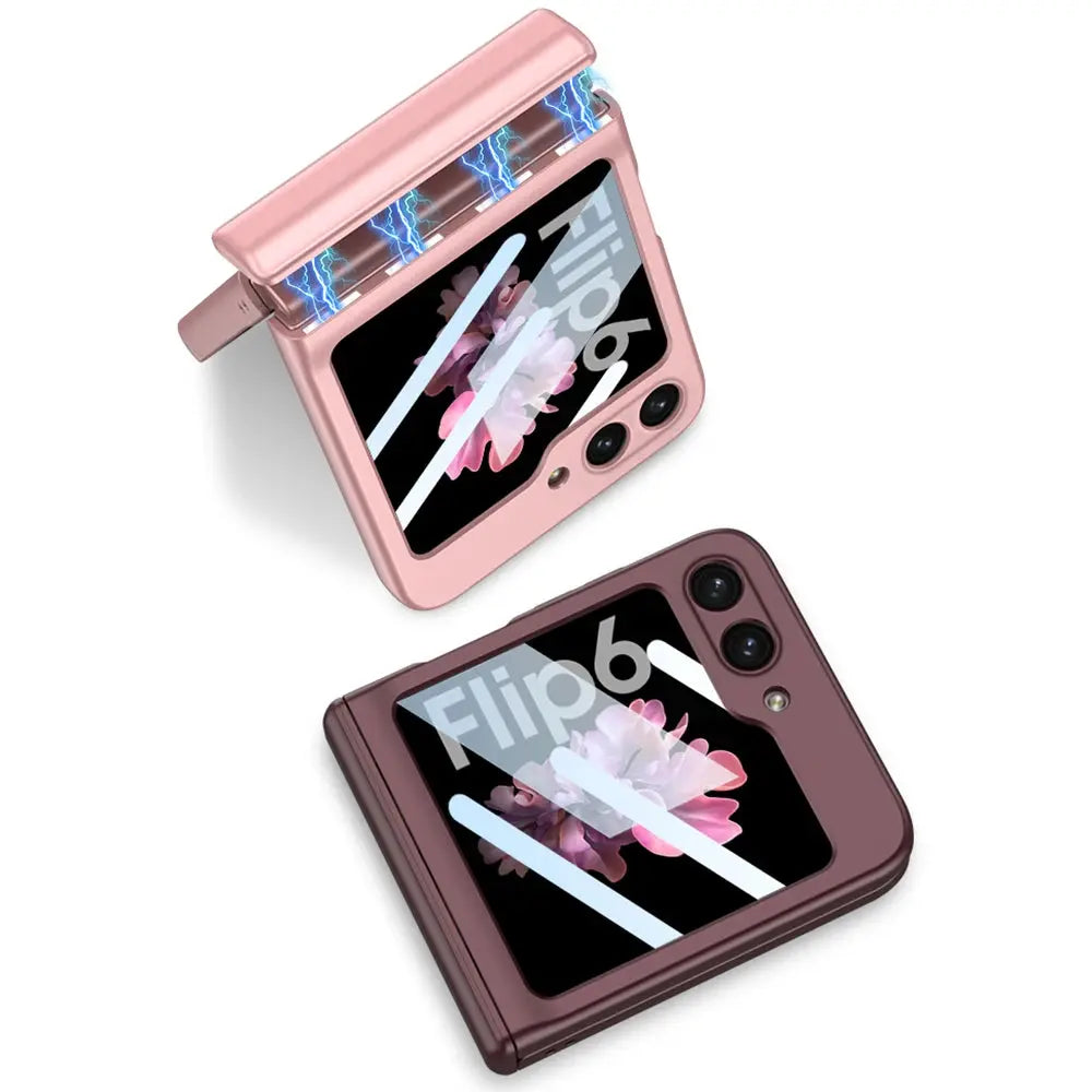 Magnetic Hinge Protector Case & Built-in Screen Protector for Samsung Galaxy Z Flip 6 — product view 15