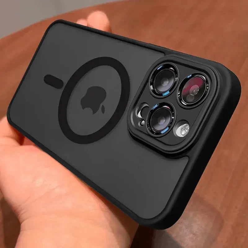 Magnetic Luxury Matte Translucent Armor Shockproof Case For iPhone 14 13 12 11 15 Pro Max Plus For Magsafe Wireless Charge Cover Pinnacle Luxuries