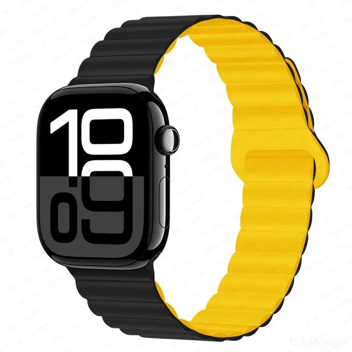 Magnetic Silicone Band for Apple Watch Series 12 (42/46mm) & Ultra 4 (49mm)