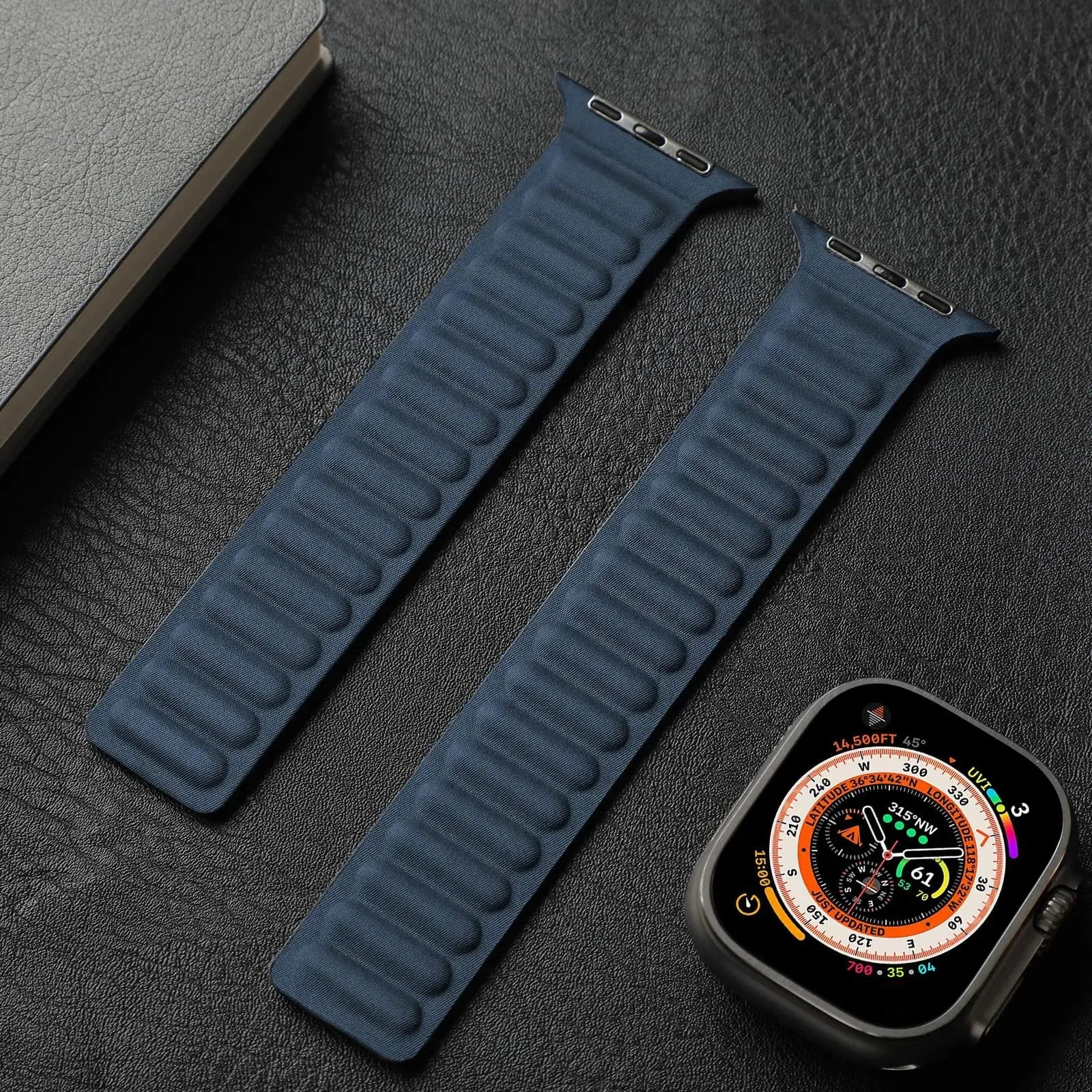Magnetic loop Band For Apple Watch Straps 44mm 40mm 45mm 46mm 49 41 Original FineWoven bracelet iWatch Series 9 8 SE 7 10 Ultra2 Avontic