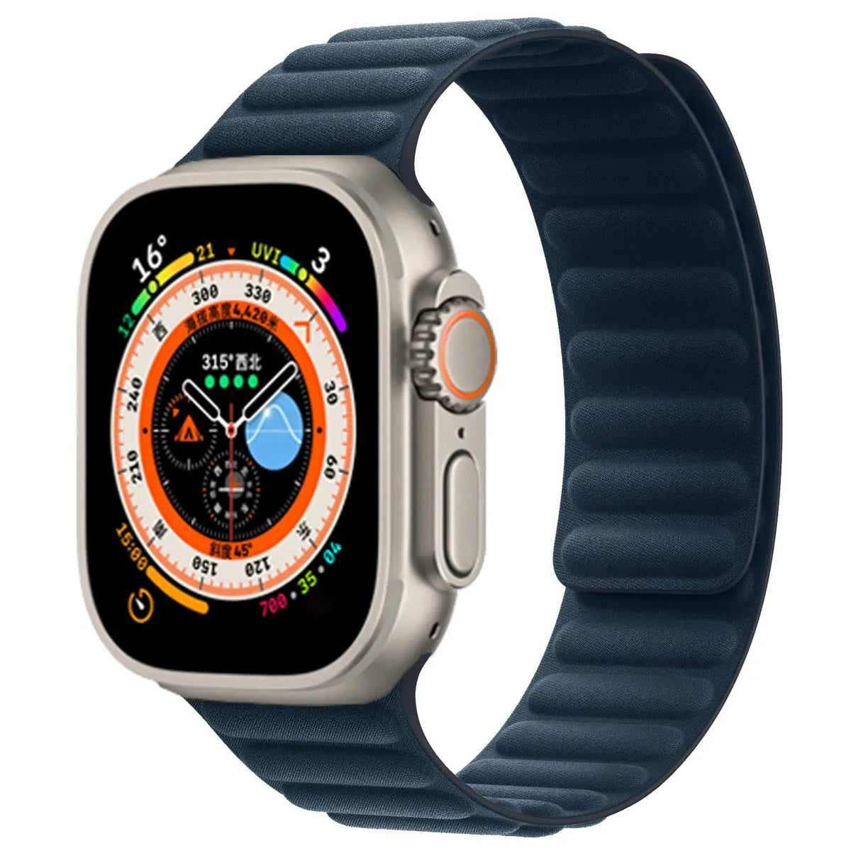 Magnetic Loop FineWoven Band for Apple Watch Series 12 (42/46mm) & Ultra 4 (49mm)