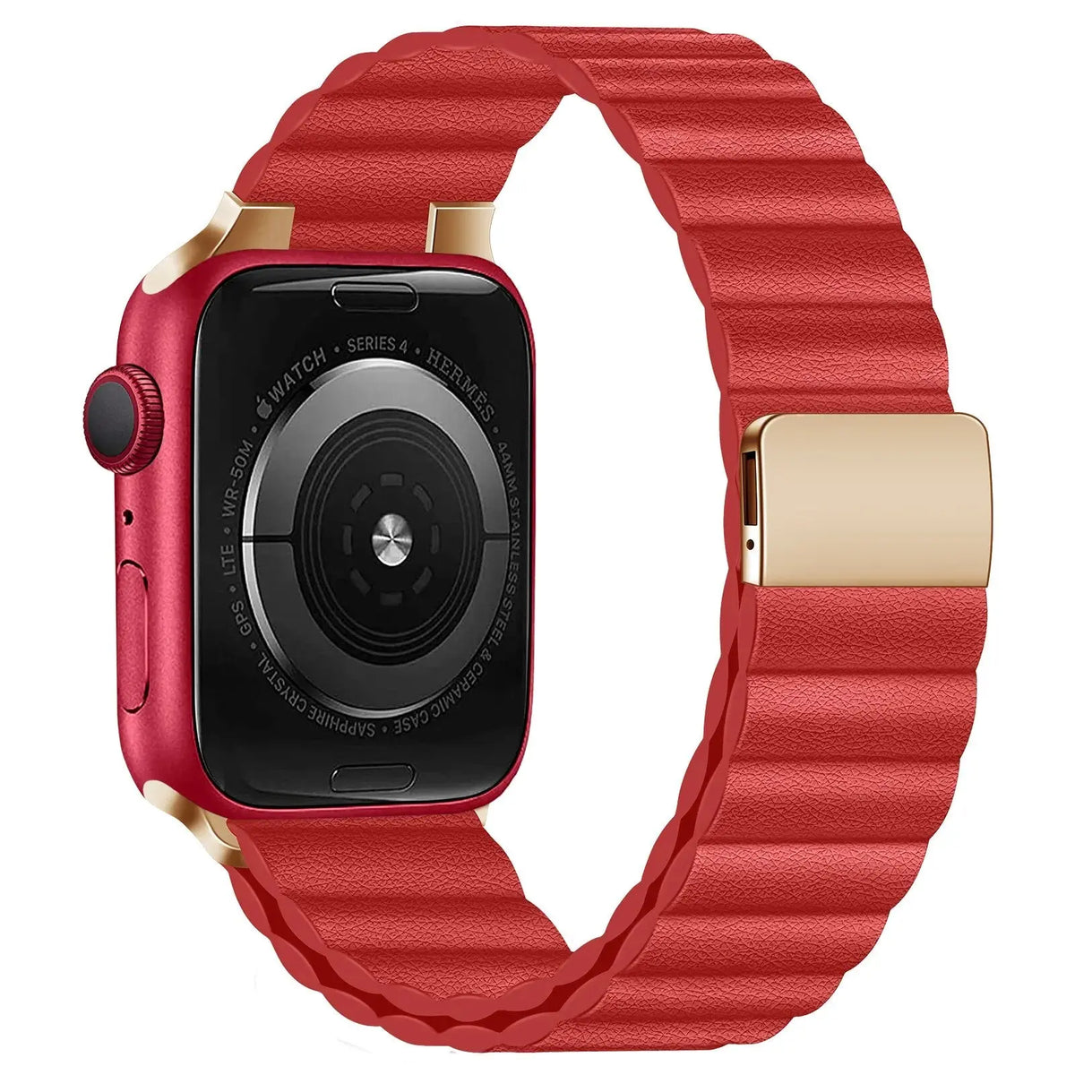 Magnetic strap For Apple watch band 45mm 44mm 49mm 40mm 41mm  leather loop watchband Bracelet iWatch series 3 5 4 6 SE 7 8 Ultra Avontic