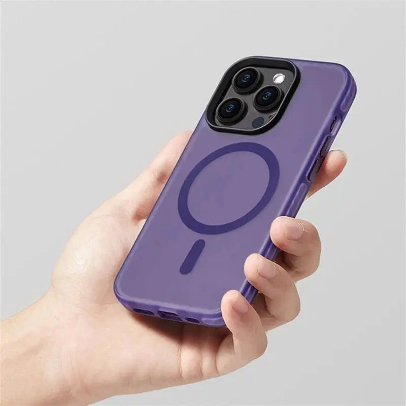 Magsafe Case For iPhone 14 15 14Pro Max Wireless Charging Matte Magnetic Shockproof Case For iPhone 13 Pro Max Protective cover Avontic