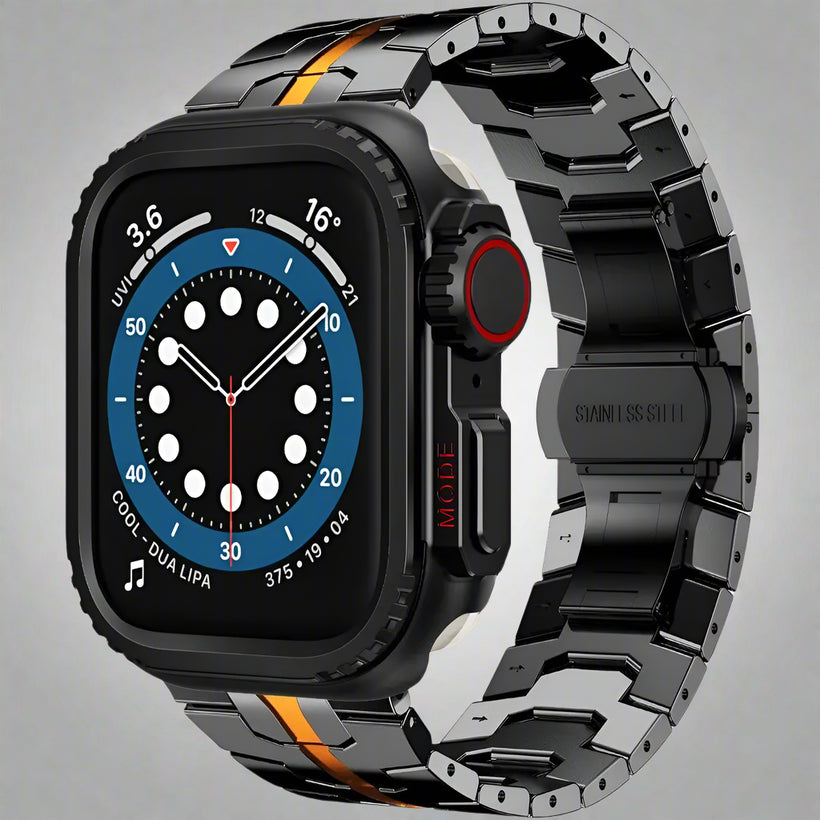 TitaniumForce Series – Elite Band & Protective Case for Apple Watch