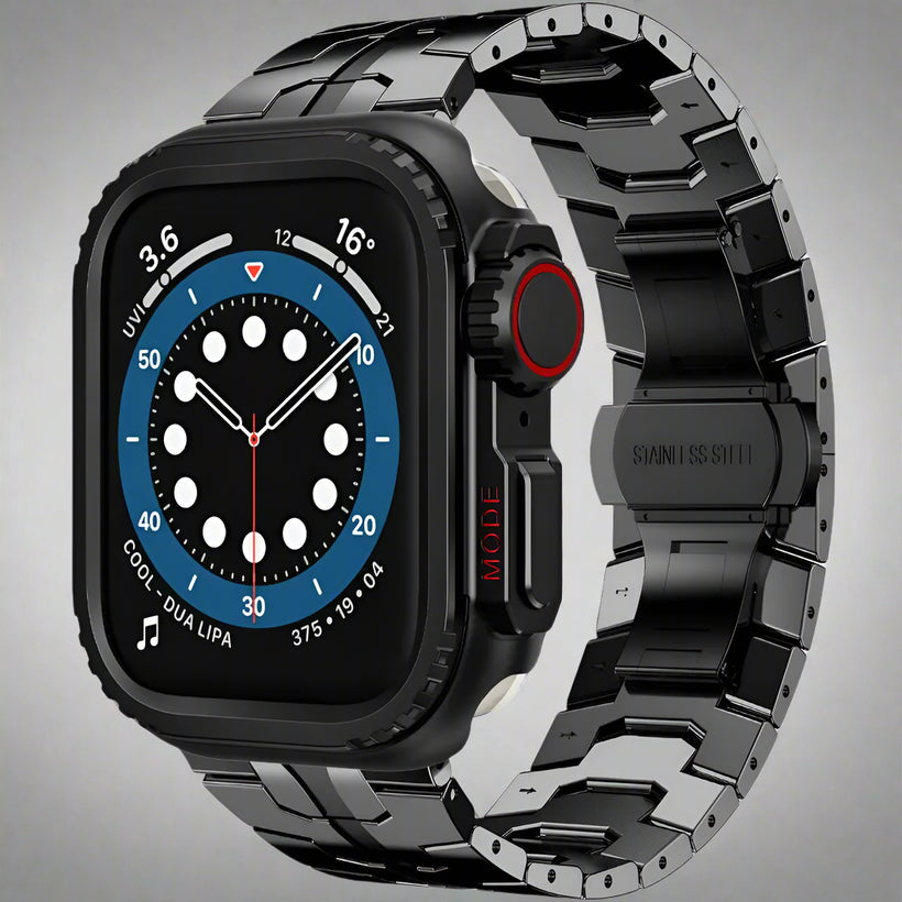 TitaniumForce Series – Elite Band & Protective Case for Apple Watch