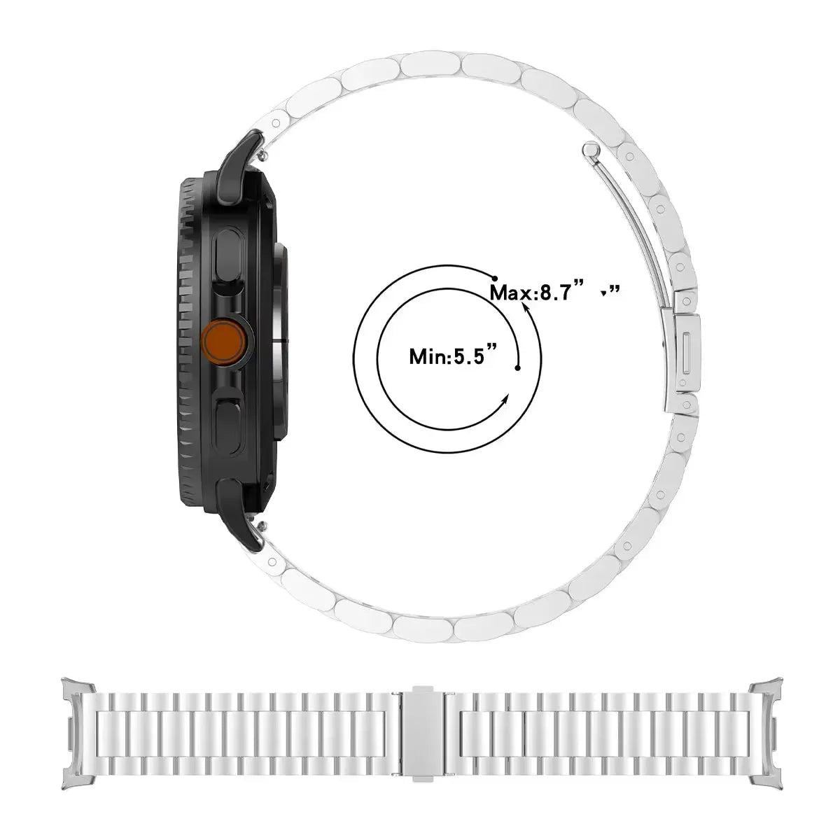 Men Metal Band for Samsung Galaxy Watch 8 40mm 44mm Correa Replaced Strap for Galaxy Watch 8 Classic 46mm Ultra 2025 Accessories Avontic