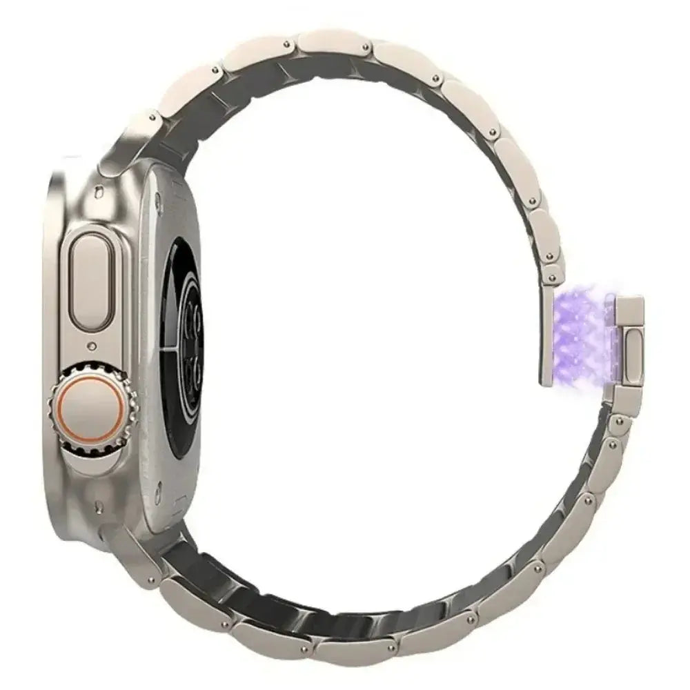 Men Titanium Band for Apple Watch Ultra 2 49mm 46mm 42mm 45 44 40 41 38mm Metal Luxury Strap for iwatch 10 9 8 7 6 5 se Bracelet Avontic