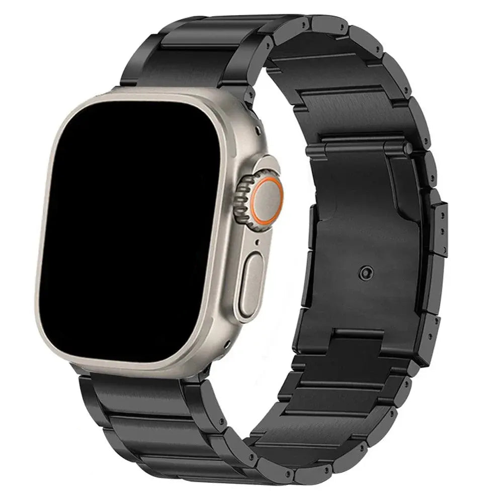 Men Titanium Band for Apple Watch Ultra 2 49mm 46mm 42mm 45 44 40 41 38mm Metal Luxury Strap for iwatch 10 9 8 7 6 5 se Bracelet Avontic