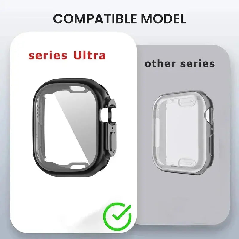 Metal Band+Case for Apple Watch Ultra 2 Strap 49mm 42mm 41mm 45mm 40mm 44mm TPU Cover Bracelet For Iwatch Series 9 8 7 6 SE 5 4 Avontic