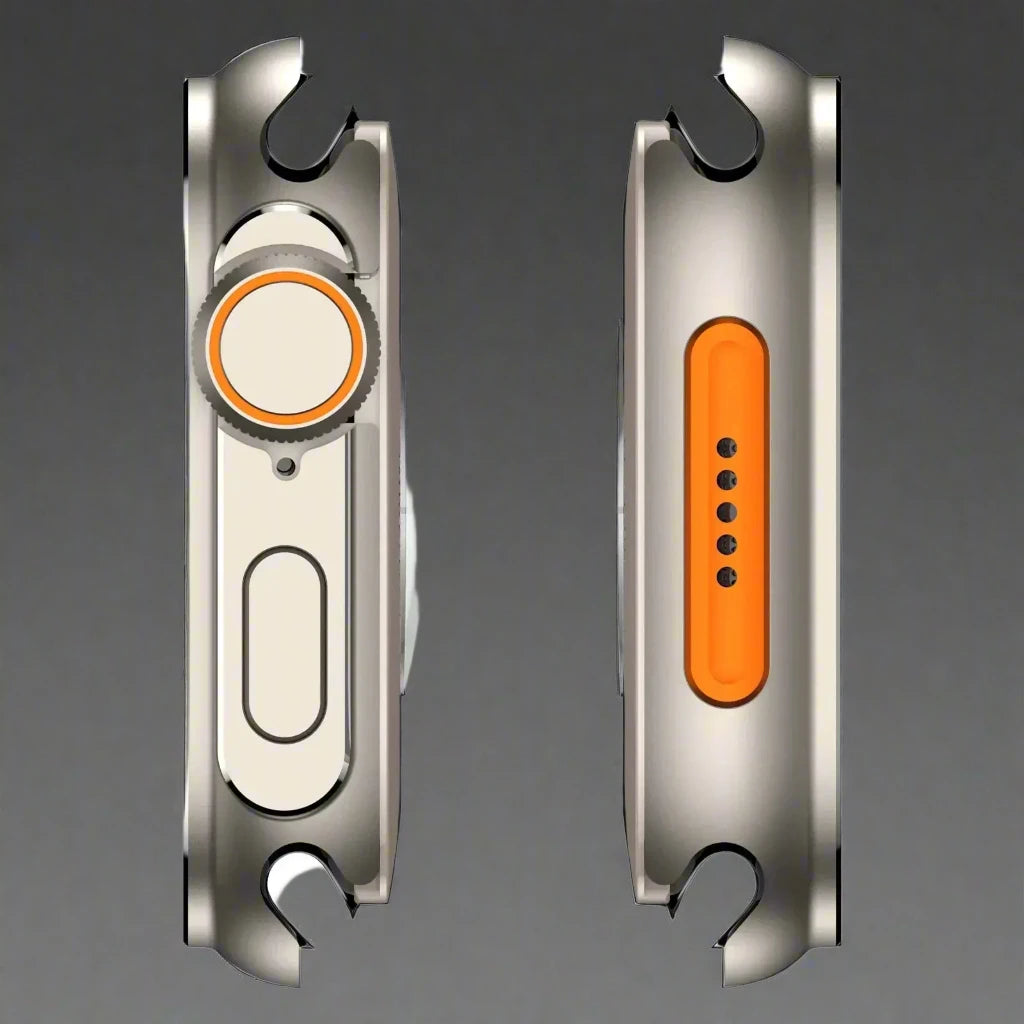 TitaniumGuard 360° Protective Case for Apple Watch Series 7/8/9/10/11 (44mm, 45mm, 46mm) - Premium Titanium — product view 6