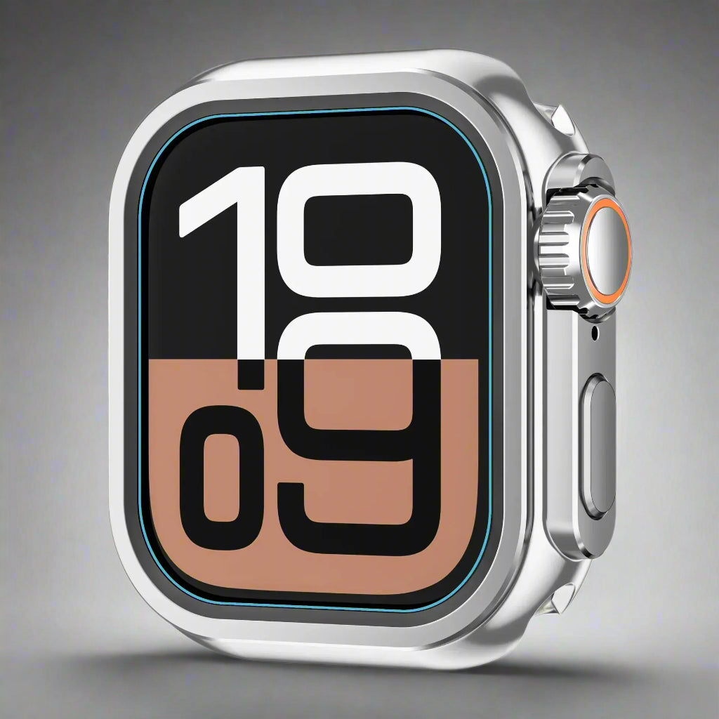 TitanGuard360 Titanium Bumper Case for Apple Watch Ultra 3/Ultra 2/Ultra 49mm, Series 11/10/9/8/7/6/5 46mm 45mm 44mm – Full-Metal Protective Shell — product view 6