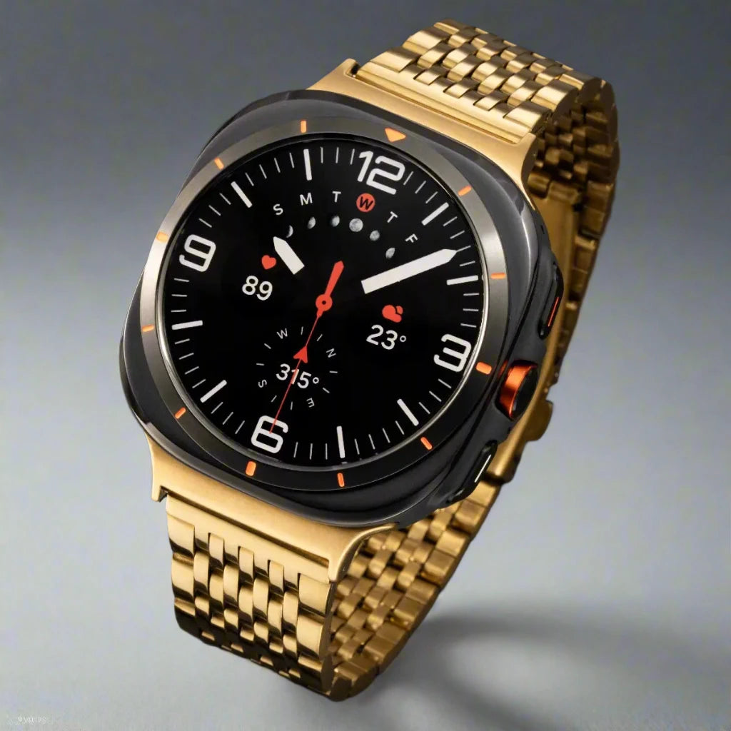 SteelFlex Luxe Stainless Steel Band for Galaxy Watch Ultra & Ultra 2 (2026)