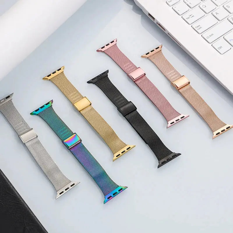 Milanese Loop Strap for Apple Watch Series 10 9 8 7 6 46mm 49mm 45mm 41mm 44mm 40mm 42mm Stainless Steel Band For IWatch Ultra 2 Avontic