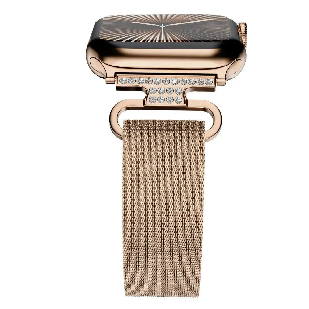 Milanese Strap for Apple Watch Ultra 2/1 49mm 10 42 46mm Magnetic Bracelet for iWatch 9 8 7 SE 6 5 4 41mm 45 40 44mm Women Band Avontic