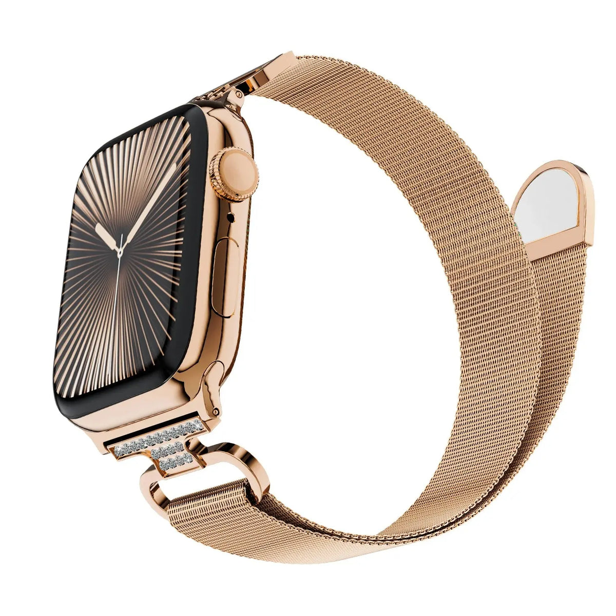 Milanese Strap for Apple Watch Ultra 2/1 49mm 10 42 46mm Magnetic Bracelet for iWatch 9 8 7 SE 6 5 4 41mm 45 40 44mm Women Band Avontic
