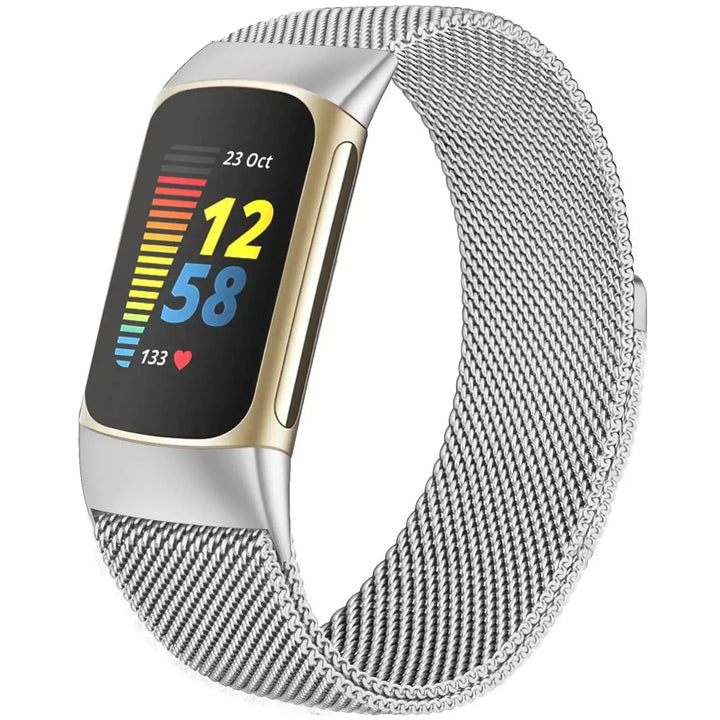 Milanese loop For fitbit charge 6 5 band replacement charge6 wristband stainless steel magnetic bracelet fitbit charge 5 Strap Avontic