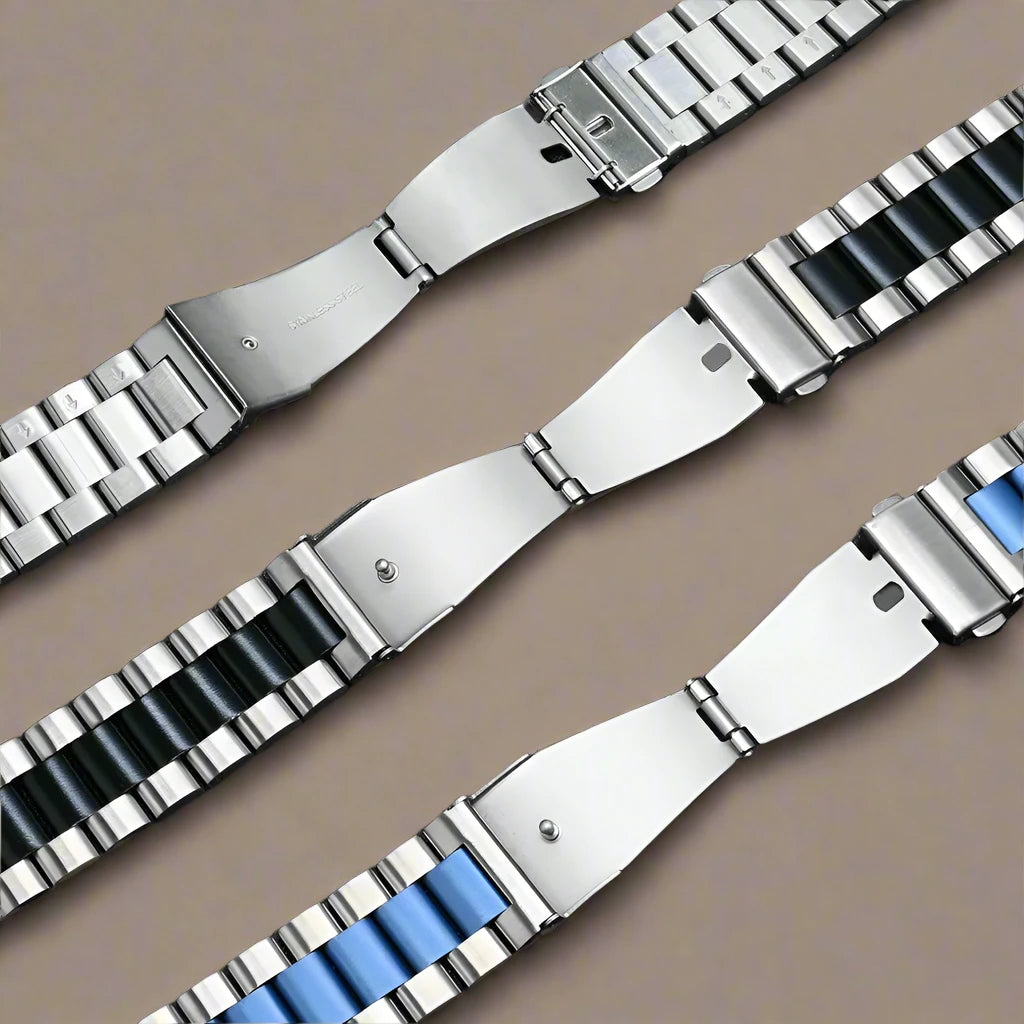 NO Gaps Stainless Steel Band for Samsung Watch 7 Ultra 47mm Luxury Men Metal Strap Galaxy Watch 7 47mm Curved End Link Bracelet Avontic