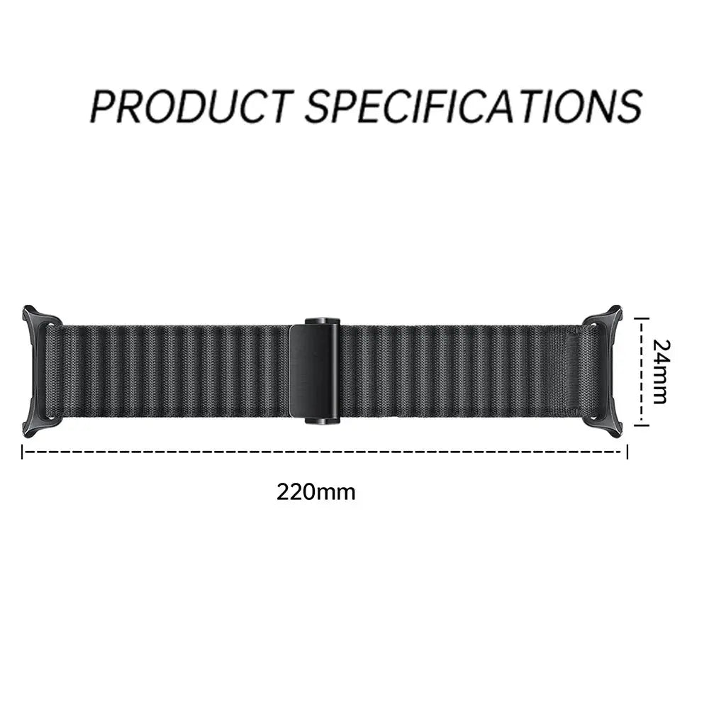 Nylon Strap for Samsung Galaxy Watch 7 Ultra 47mm band Off-road Sports Wristband Bracelet for Galaxy Watch ultra 47mm Watchband Avontic
