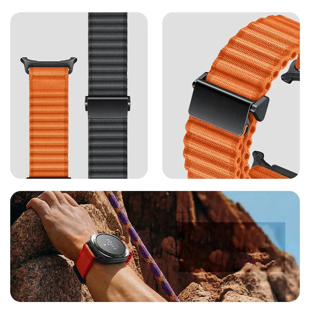 Nylon Strap for Samsung Galaxy Watch 7 Ultra 47mm band Off-road Sports Wristband Bracelet for Galaxy Watch ultra 47mm Watchband Avontic