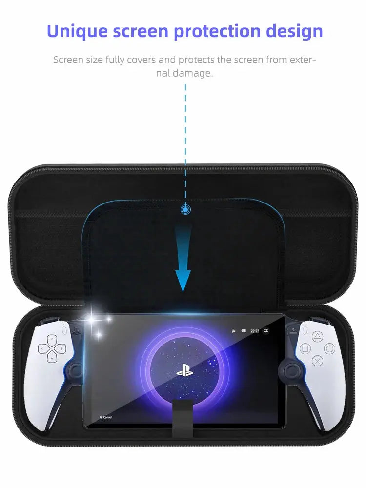 Portable Case Bag for PS Portal Case EVA Hard Carry Storage Bag For Sony PlayStation 5 Portal Handheld Game Console Accessories Pinnacle Luxuries