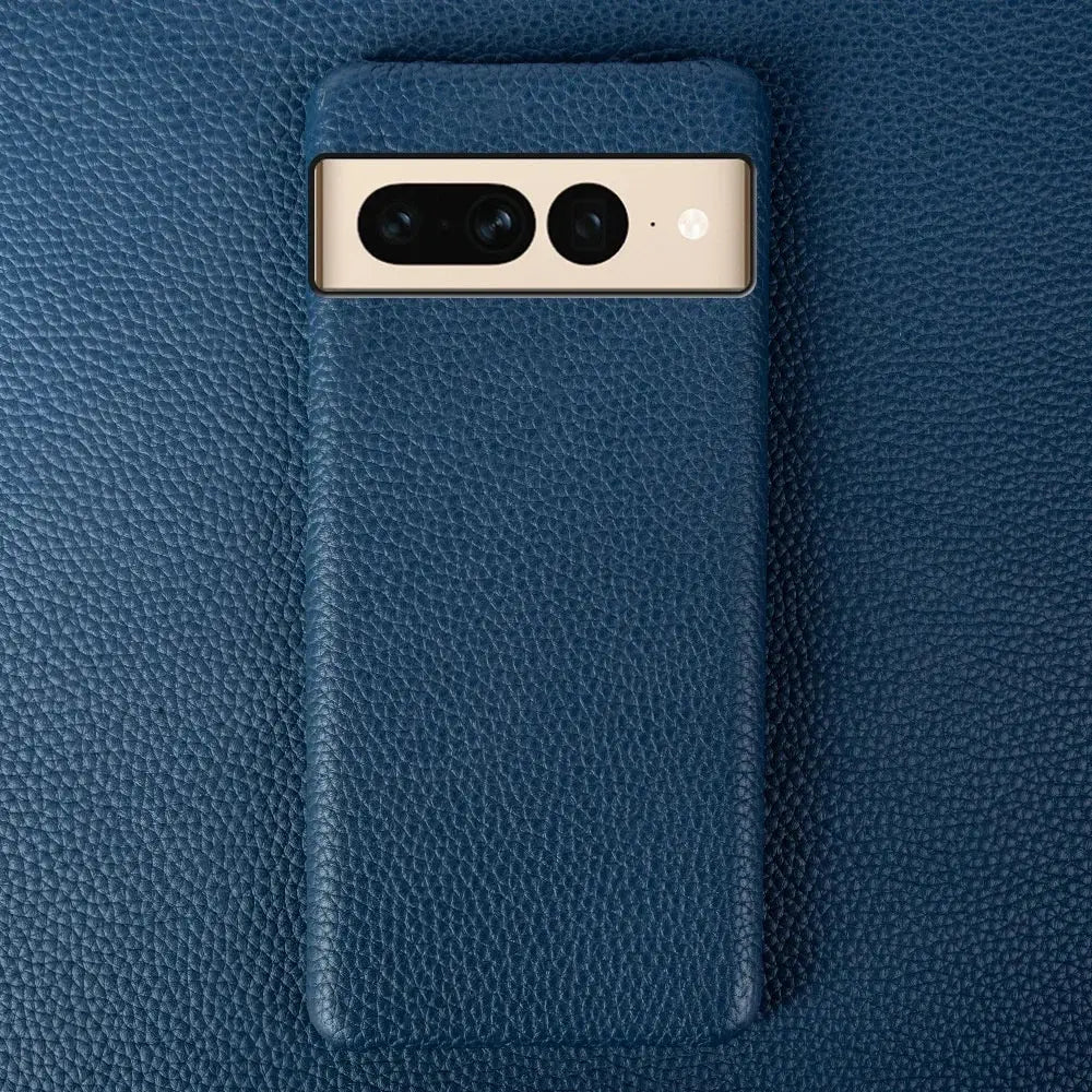 LuxLeather Elite Cowhide Case for Google Pixel 6, 7, 8 Pro, 9 Pro XL & More – Premium Leather with Hard PC Back Cover — product view 6