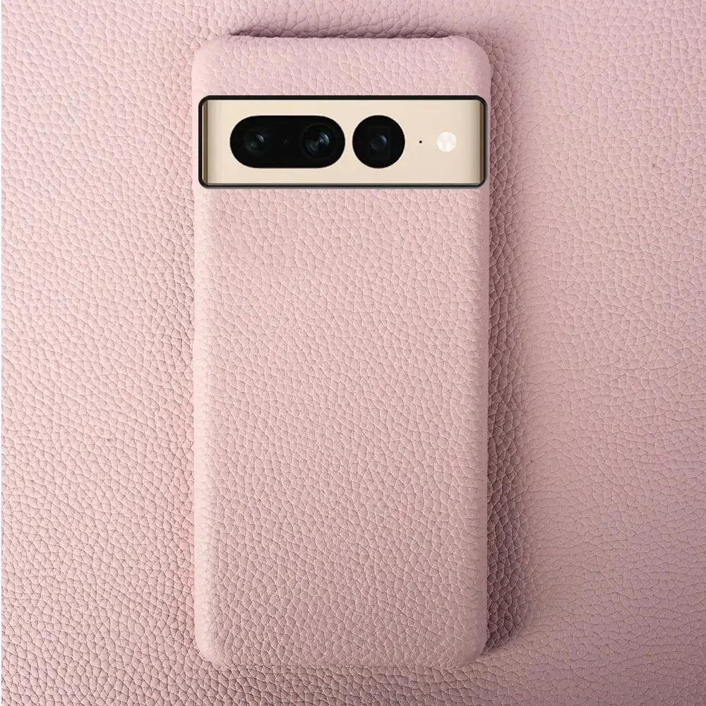 LuxLeather Elite Cowhide Case for Google Pixel 6, 7, 8 Pro, 9 Pro XL & More – Premium Leather with Hard PC Back Cover — product view 8
